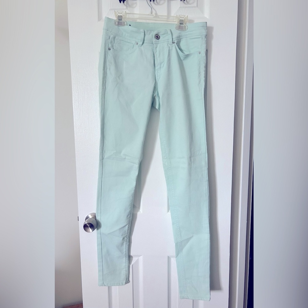 Pastel blue skinny jeans (H&M)